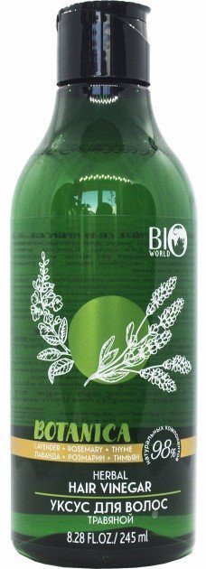Уксус для волос BOTANICA Bio World, 250 мл фото 1 &mdash; TD-EX.RU