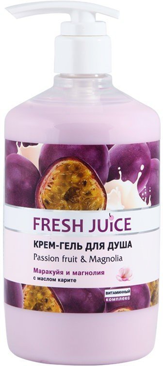 Крем-гель для душа "Passion fruit&Magnolia" Fresh Juice, 750 мл фото 1 &mdash; TD-EX.RU