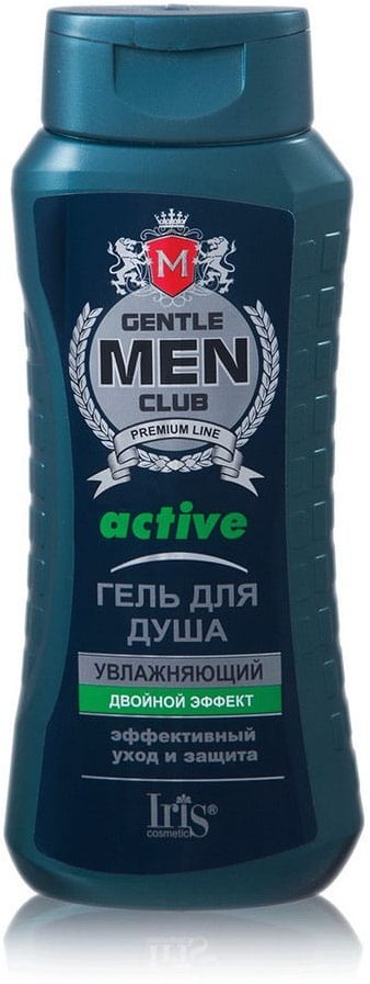 Гель для душа мужской «ACTIVE увлажняющий» Gentlmen Club Iris, 400 мл  фото 1 &mdash; TD-EX.RU