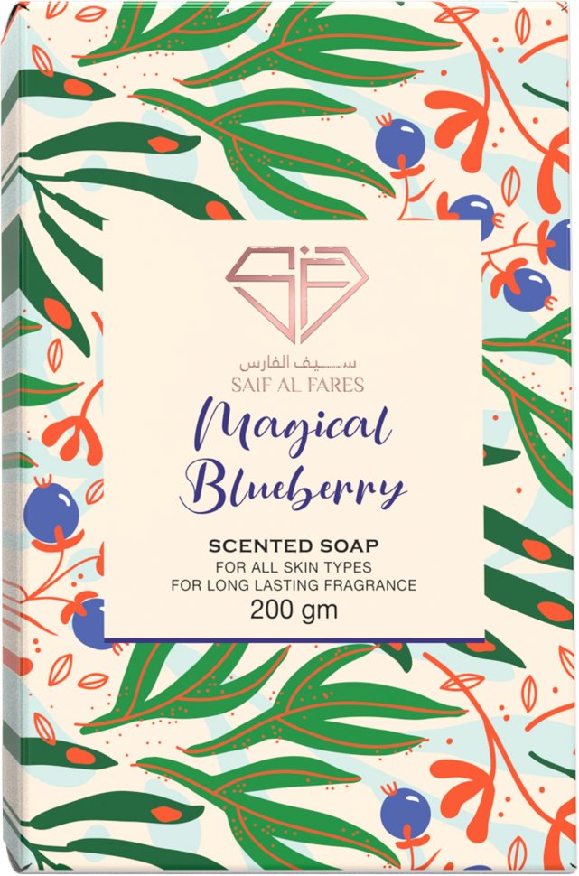 Душистое мыло MAGICAL BLUEBERRY SAIF AL FARES, 200 гр фото 1 &mdash; TD-EX.RU
