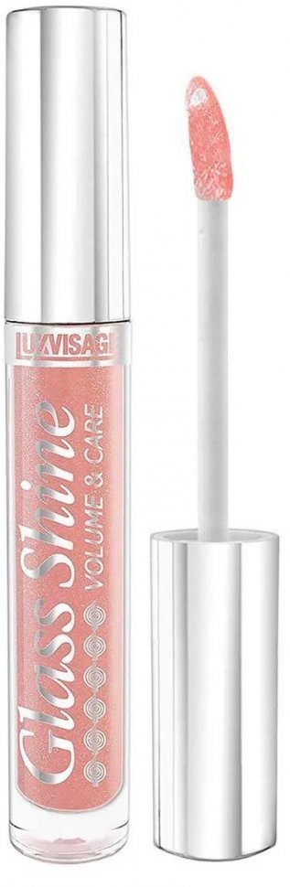 Блеск для губ Glass Shine тон 10 КАРАМЕЛЬНО-БЕЖЕВЫЙ С ПЕРЛАМУТРОМ Luxvisage фото 1 &mdash; TD-EX.RU