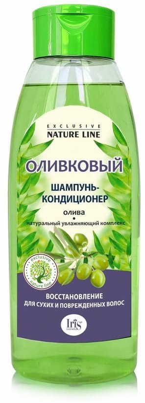 Шампунь-кондиционер "Оливковый" EXCLUSIVE NATURE LINE Iris, 500 мл  фото 1 &mdash; TD-EX.RU