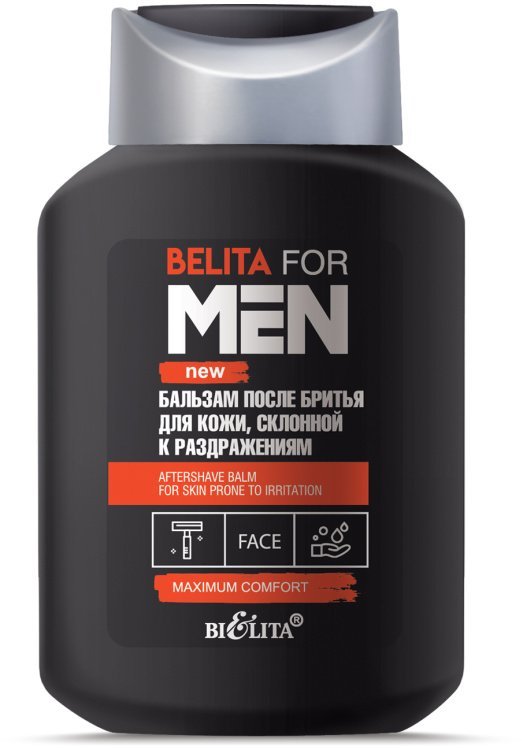 Бальзам после бритья для кожи, склонной к раздражениям Belita for Men, 250 мл фото 1 &mdash; TD-EX.RU