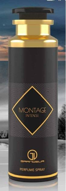 Дезодорант-спрей для женщин и мужчин Montage Intense GRANDEUR BODY SPRAY, 200 мл     фото 1 &mdash; TD-EX.RU
