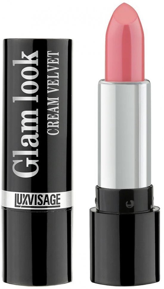Помада для губ GLAM LOOK cream velvet сатиновая тон 314 Земляника со сливками Luxvisage фото 1 &mdash; TD-EX.RU
